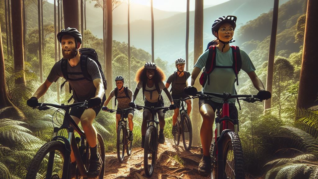 Fahrradabenteuer in der Wildnis
